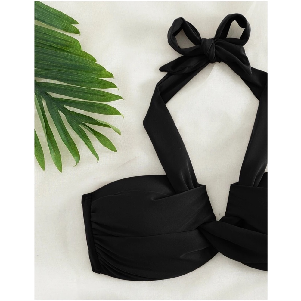 Twisted halter Top Cheeky Bikini Swim Beach - Picture 7 of 12